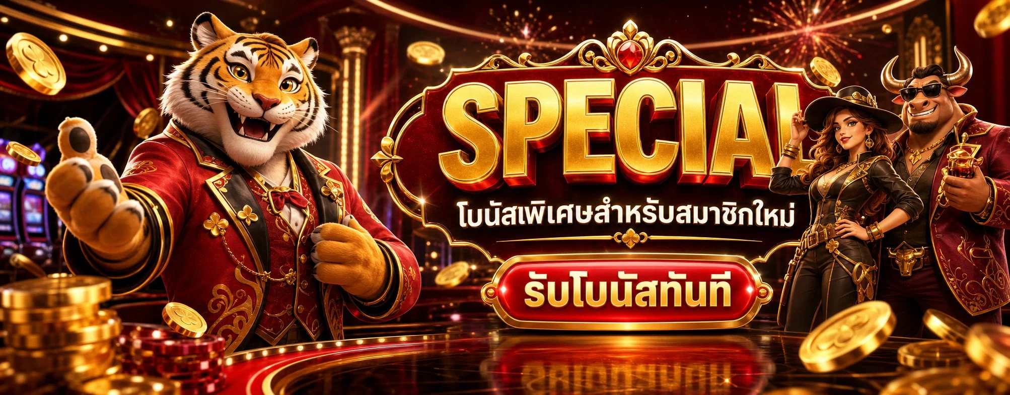 โปรโมชั่น HOTSPIN สมาชิกใหม่รับโบนัสต้อนรับ